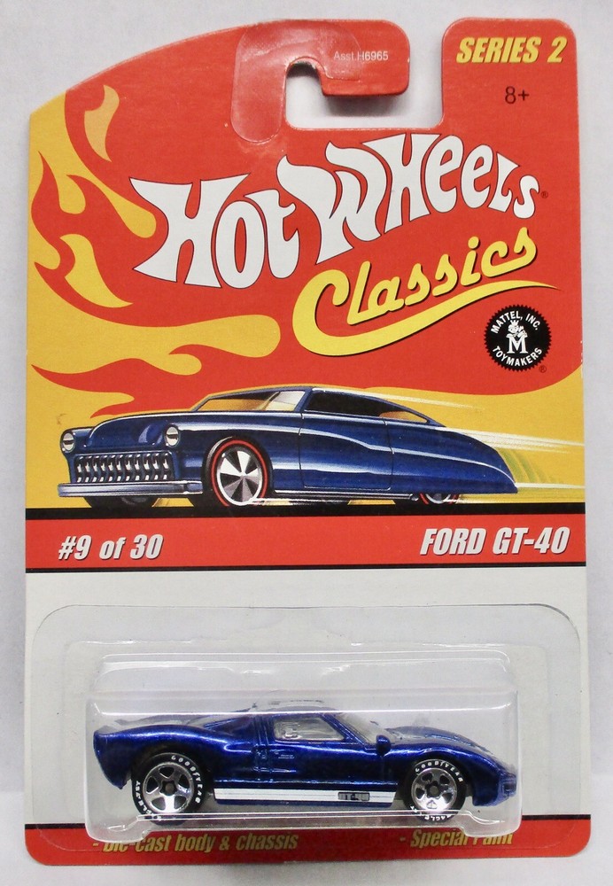 2005 HOT WHEELS CLASSICS SERIES 2 FORD GT-40 9 OF 30 BLUE