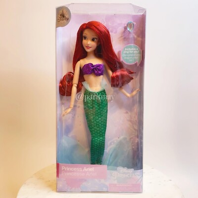 Disney Store The Little Mermaid Princess Ariel Classic Doll 12” (NEW IN  BOX)