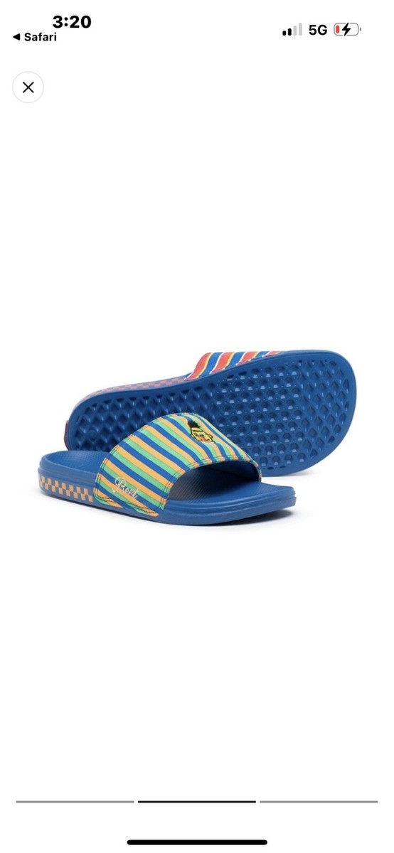 Vans Sesame Street Bert Ernie Slides Blue La Costa Sandal  display picture 2