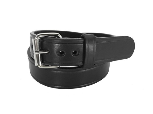 USA Made Creased Style $30 CCW Gun Holster Belt 15oz Full-Grain Leather 1.5"wide