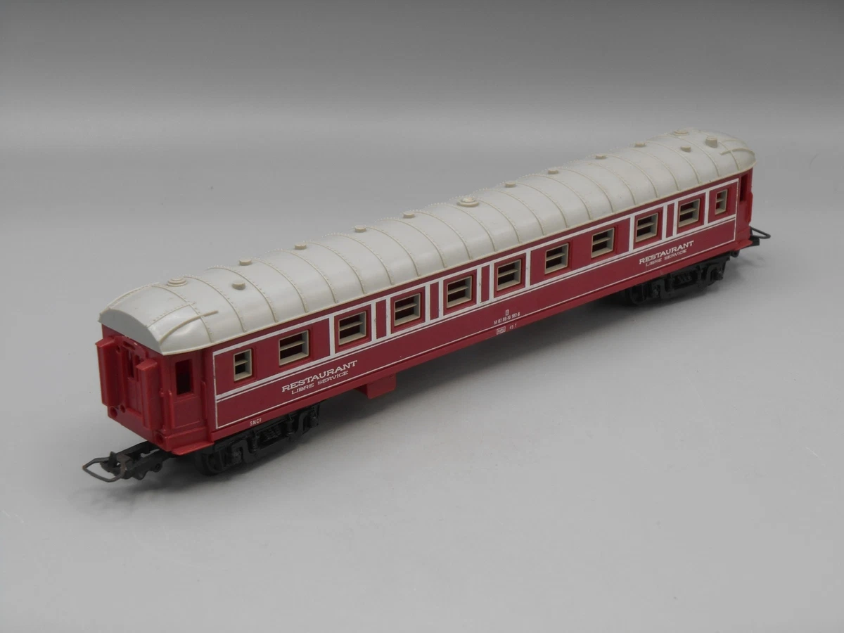 Voiture Restaurant Grill Jouef HO – Modélisme Ferroviaire Vintage – Train Voyageurs Ancien