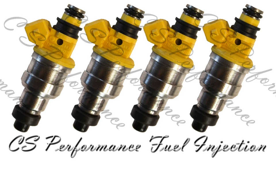 OEM Nikki Fuel Injectors (4) for 1989-1990 Mitsubishi Mirage 1.5L I4 89 90 1.5 - Image 2 of 4