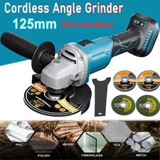 Cordless 1/2 Power Angle Grinder for Makita 18V Max Battery Brushless 8000 RPM