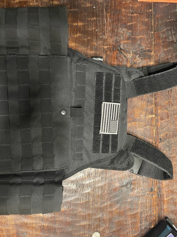 Colete transportador modular Rothco Molle placa para placas de armadura corporal - Imagem 2 de 2