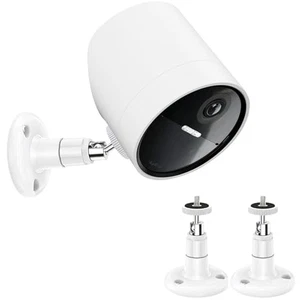 2 Pack Support mural compatible avec SimpliSafe Caméra de sécurité extérieure, 360°
