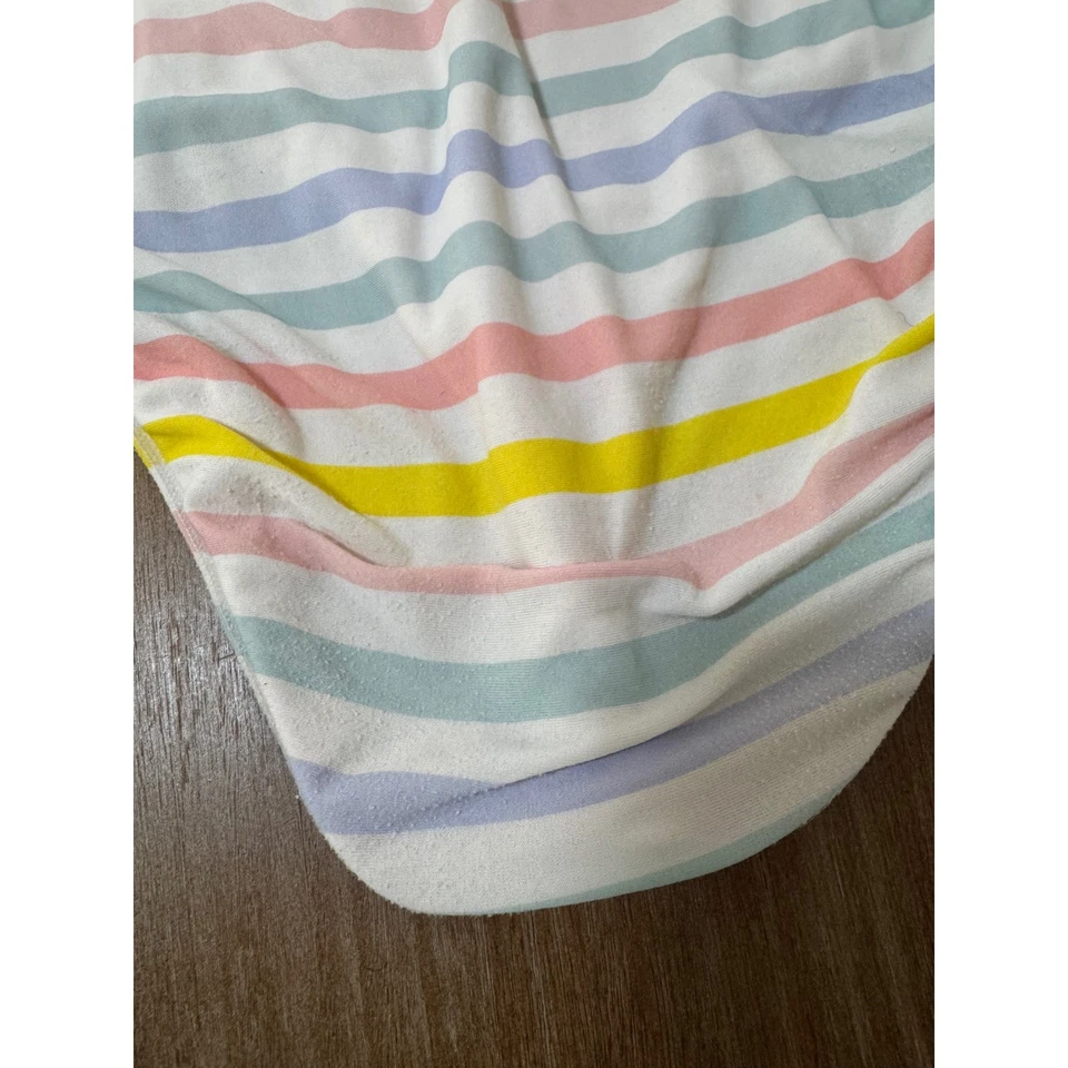 Traje de baño de manga larga a rayas UPF 50+ Crewcuts para niñas talla 10 Foto 4 de 4