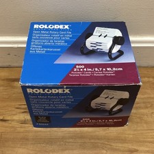 Rolodex Open Rotary Card File Holds 500 2.25" x 4" Cards 5024X NEW BOX