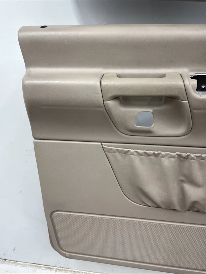 99-08 Ford Econoline Van OEM Pair Of Power Door Panels E-150 E250 E350 Tan Nice - Image 3 of 4