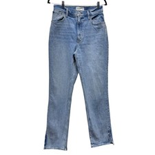 Abercrombie Fitch Curve Love 90s Straight Sz 12/31 Ultra High Rise Jeans Blue