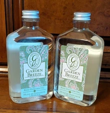 GREENLEAF Reed Diffuser Oil GARDEN BREEZE ~ Set of 2 ~ 8.5 fl oz ~ NEW