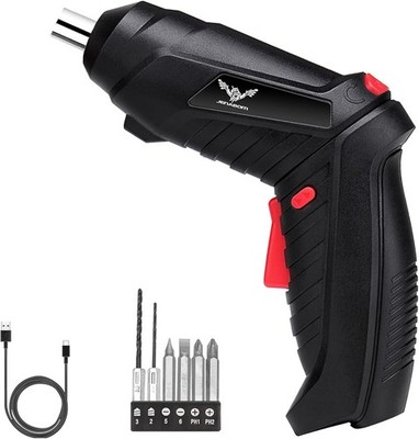 1 Electric Screwdriver, 3.6V Cordl Drill Screwdriver