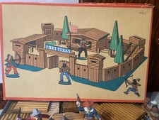 DDR-Baukasten, Fort Texas, Holz, ab 4 Jahre, Gebraucht