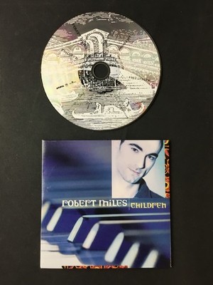 1996 Robert Miles: Children 2-Track Arista Remix Single w/Insert & Slipcover!