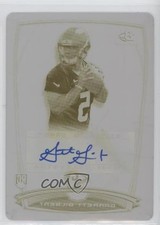 2014 Bowman Chrome Printing Plate Yellow 1/1 Garrett Gilbert #RCRA-GG Auto 0c6
