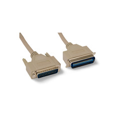 6ft Parallel Printer Cable IEEE-1284 DB25 Male To CN36 Male - Beige