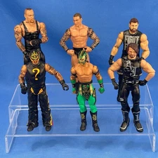 WWE 2011 Wrestling 6 Figure Lot - Undertaker, Mysterio, Orton, Kalisto, Owen