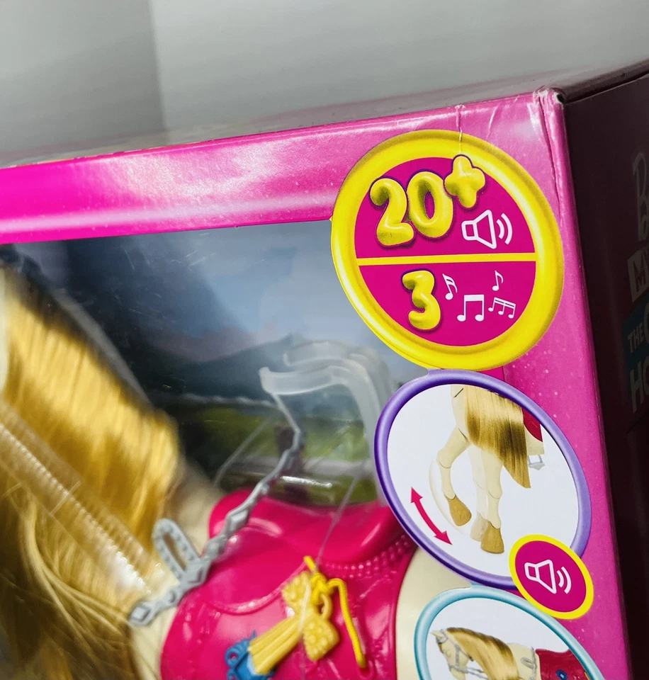 Barbie Misterios El Gran Caballo Persecución Juguete Caballo Con Sonidos y Música Nuevo Precintado Foto 3 de 4