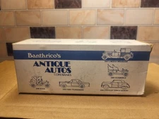 VINTAGE 1974 BANTHRICO METAL 1965 FORD MUSTANG CLASSIC CAR COIN BANK New In Box