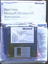 NEW SEALED MICROSOFT WINDOWS NT WORKSTATION 4.0 CD-ROM, 3.5 FLOPPIES, MANUAL