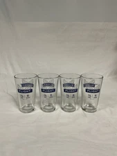4 Yuengling Beer Glass 16 Oz Flight US Oldest Brewery Pint Sides Blue Gray Logo
