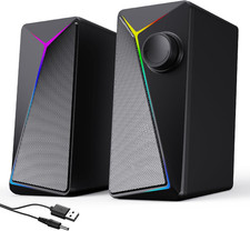 Computer Speakers for Desktop PC, Usb-Powered Gaming Speakers for Laptop   Multi