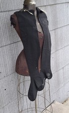 Vintage 1900s Edwardian black seamed stockings socks hosiery unworn unused