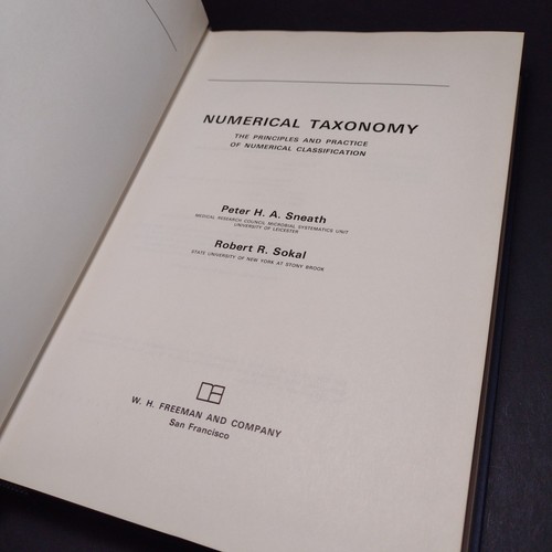 Numerical Taxonomy by Peter Sneath -1973 Hardcover - Picture 6 of 14