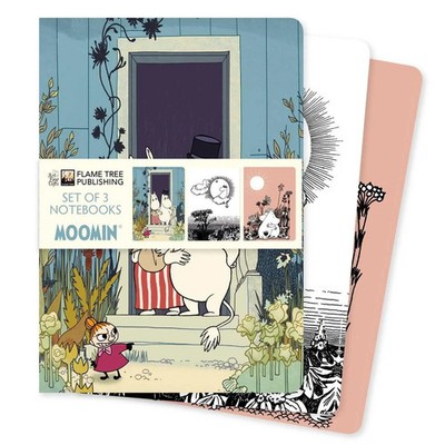 Moomin Set of 3 Standard Notebooks | Flame Tree Publishing | Buch | Englisch