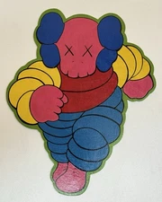 Kaws (Handmade) Acrylic On Wood Signed and Stamped, Vtg art