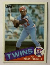 1985 Topps Kirby Puckett #536 Minnesota Twins Rookie Card