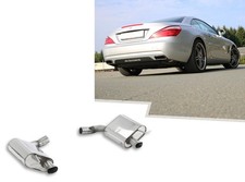 Fox Edelstahl Duplex Sportauspuff Mercedes SL R231 ab Bj. 2012