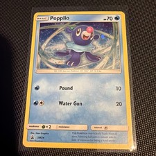 Pokémon Popplio SM24 Black Star Promo Holo Card Rare
