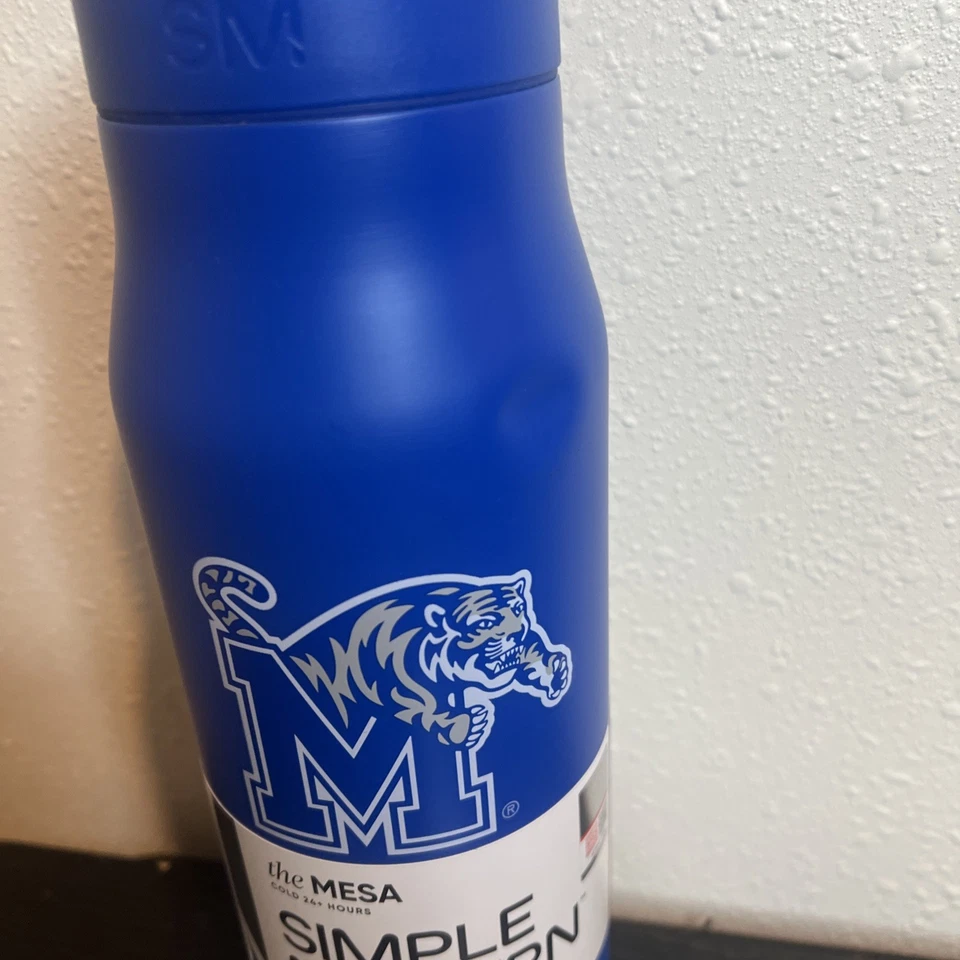 NCAA Memphis Tigers Blue 34oz tumbler SLIGHT DENT - Image 2 of 4