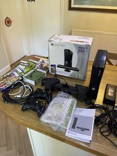 Xbox 360 S Slim 250GB Console Bundle Boxed Kinect Controller Excellent Con