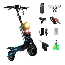 Gleeride Offroad Electric Scooter Dual Motor 6000W 11" 60V Fast Escooter 55Mph