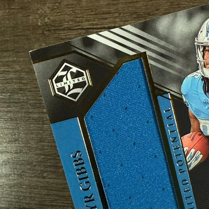 Jahmyr Gibbs (MEM, RC) #LP-JG Unlimited Potential /200  2023 Panini Limited - Image 4 of 4