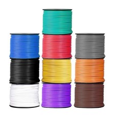 Lonestar 12 Gauge Primary Wire 10 Roll Assorted Colors 100 Ft Of Copper Clad Alu