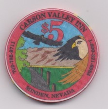 Carson Valley Inn $5 Chip 1994 -Minden, Nevada 