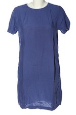 H&M Abito a maniche corte Donna Abito Taglia IT 42 blu stile casual