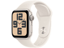 Apple Watch SE (2024), GPS, 40 mm, Caja de aluminio Blanco estrella,