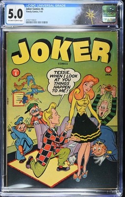 Joker Comics #6 CGC 5.0 Timely 1943 Basil Wolverton Tessie Northern Collection