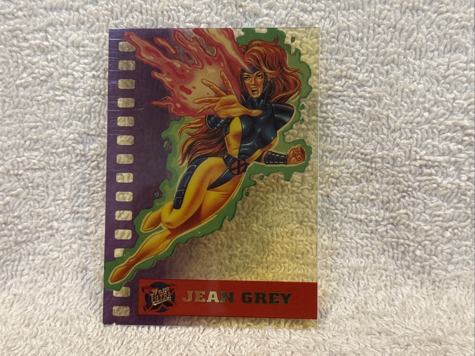 RARE 1995 Fleer Ultra X-Men SUSPENDED ANIMATION #4 Jean Grey ACETATE Card, NICE!