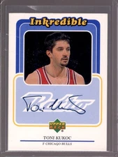TONI KUKOC 1999-00 Upper Deck Retro Inkredible Autograph Auto #TK