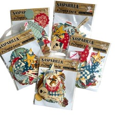 October Afternoon Sasparilla Very Rare - Flower Pack Lot of 5! Brand New Sealed