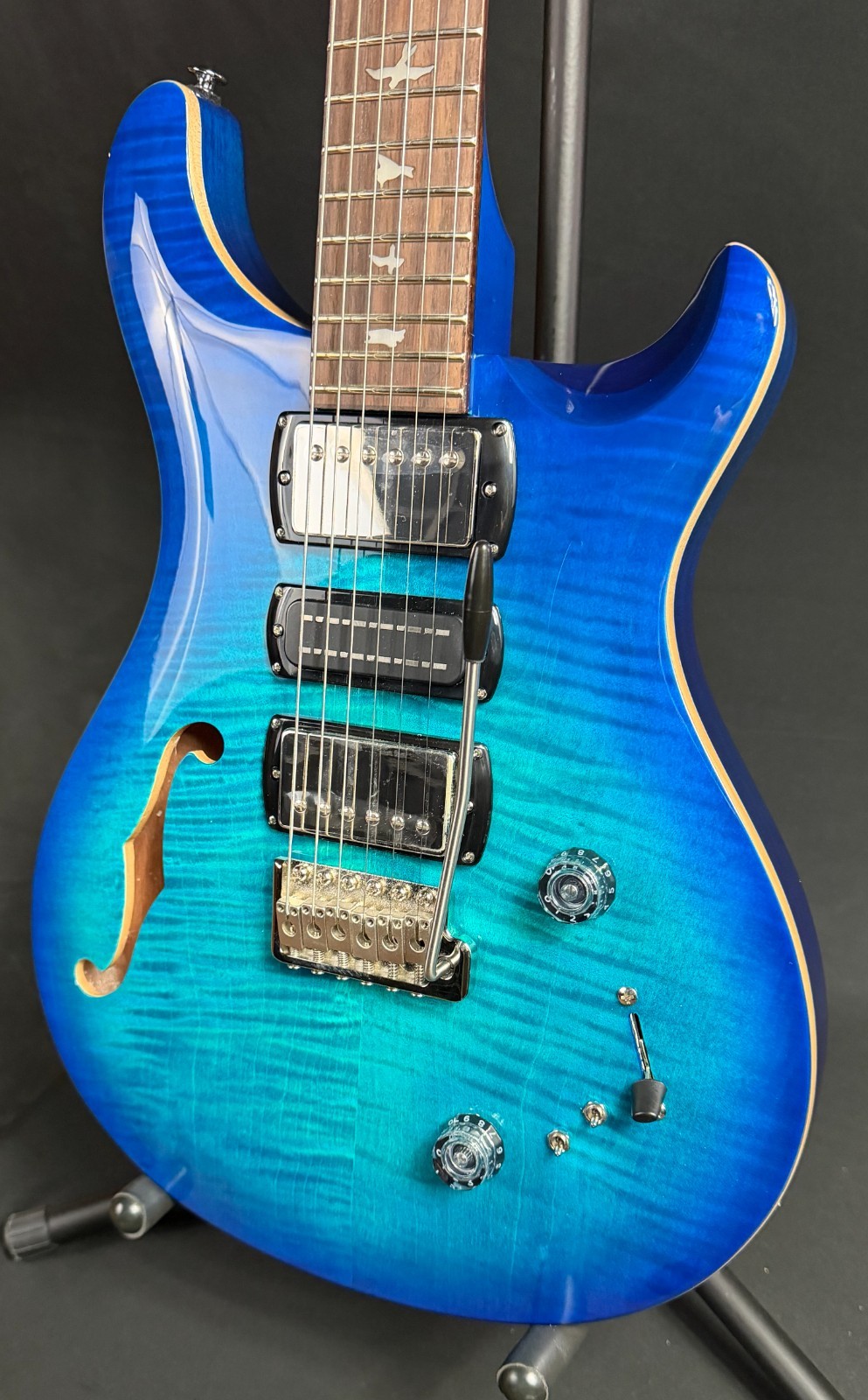 PRS SE Special Semi-Hollow Electric Guitar Lake Blue Finish w/ Gig Bag