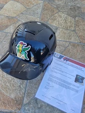 Mike Trout ANGELS Autographed Signed Kernels FS Batting Helmet ODSA-COA
