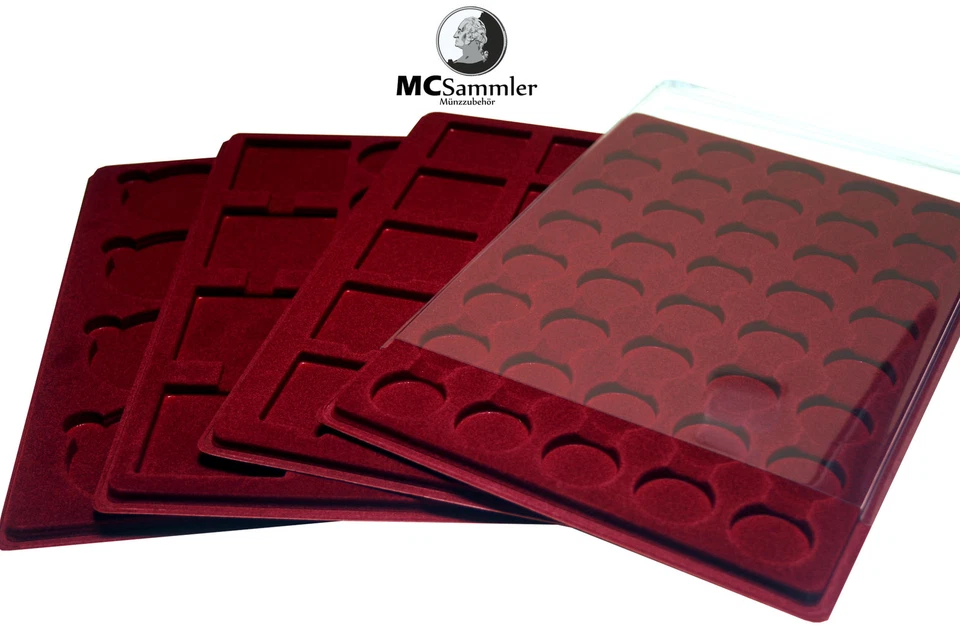 MC SAMMLER Münzentableau Münztableau mit Schutzdeckel verschiedene Varianten NEU!