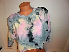 Shein tie dye crop top Lg