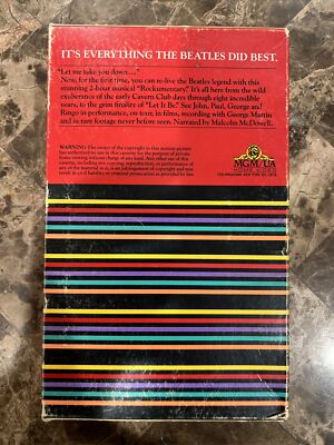 The Compleat Beatles VHS 1982 Music Rockumentary Original MGM/UA
