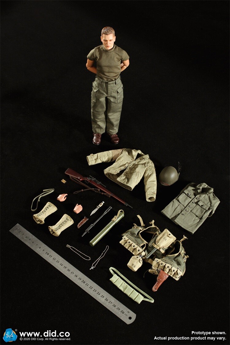DID A80144 WWII US 2nd Ranger Battalion Series 4 Private Jackson 1